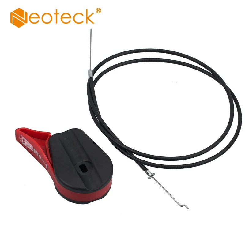 

Neoteck Universal Throttle Cable Control Handle Switch 65" Length cable For 4 Stroke Lawnmower Lawn Mower Replacement Parts