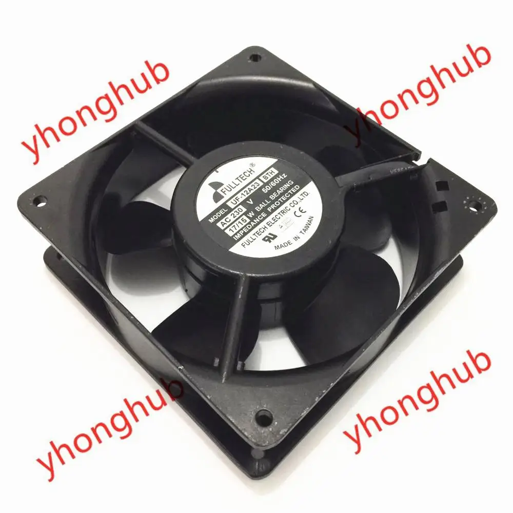 FULLTECH UF 12A23 AC 230 В 60 Гц 120x120x38 мм вентилятор охлаждения сервера|square fan|server fanfulltech fans |
