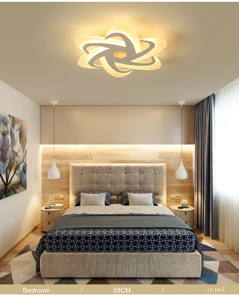 Потолочный светильник s Plafonnier Led Lamparas De Techo Iluminacion светильник для спальни Plafondlamp подвесной светильник