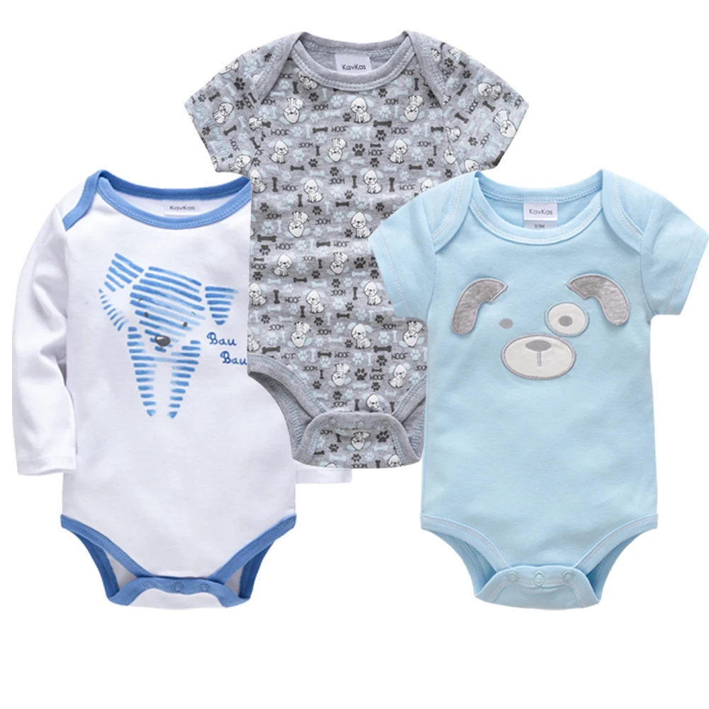 Kavkas 2019 ملابس الطفل القطن س الرقبة الوليد بنين الملابس الخريف Bebes السروال القصير