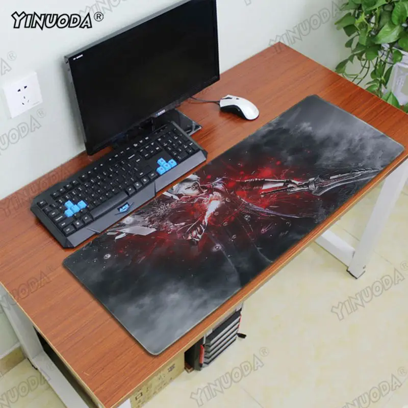 Yinuoda Custom Skin Devil May Cry Large gaming Mouse pad PC Computer mat mouse mat high quality DIY picture with edge locking Yinuoda Custom Skin Devil May Cry Large gaming Mouse pad PC Computer mat mouse mat high quality DIY picture with edge locking