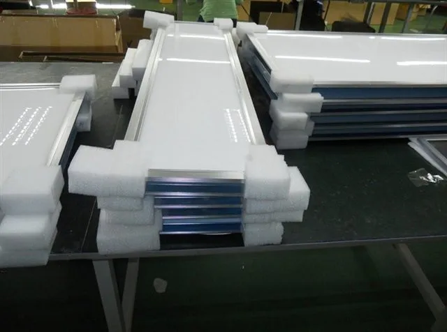 Painel de Led Material de Alumínio plus Pmma Pmma com Controlador o Envio Gratuito de Controle Remoto Regulável & Cor Mutável 40 w 300x1200 mm com Controlador Wi fi 9 300x1200mm alumínio + material pmma com controlador wi-fi