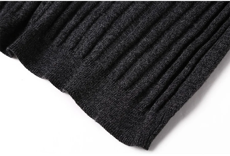 Осень Зима сплошной свитер мужской Повседневный приталенный мужской s вязаный свитер комфорт о-образный вырез Трикотаж пуловер J662