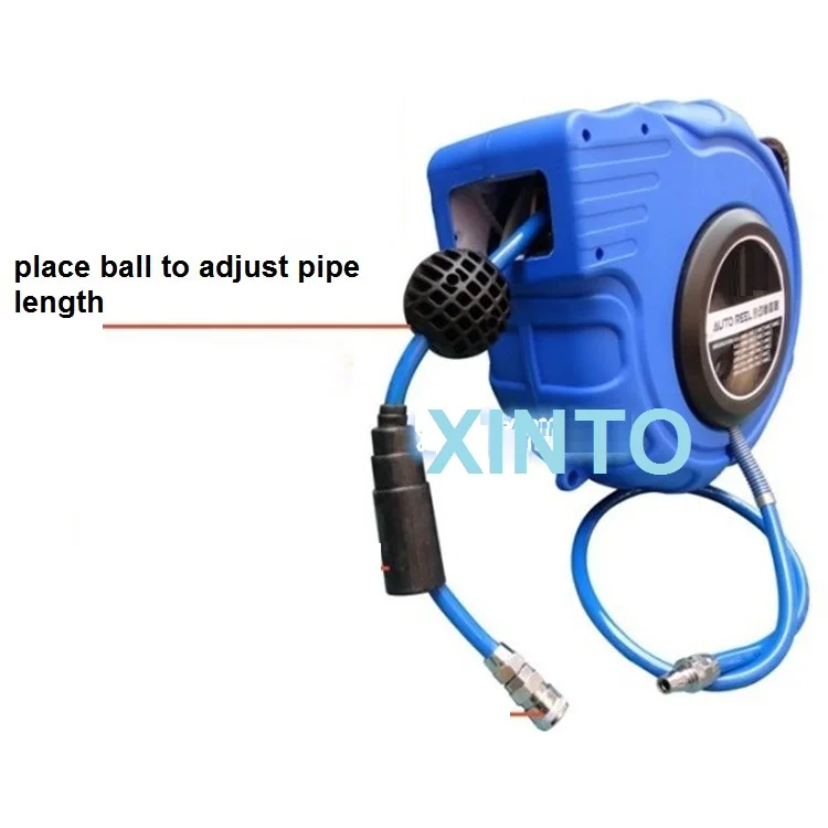 1/2 inch 20 meters hydraulic hose reel automatic retractable hose reel  shrink tube lubricating grease reel - AliExpress