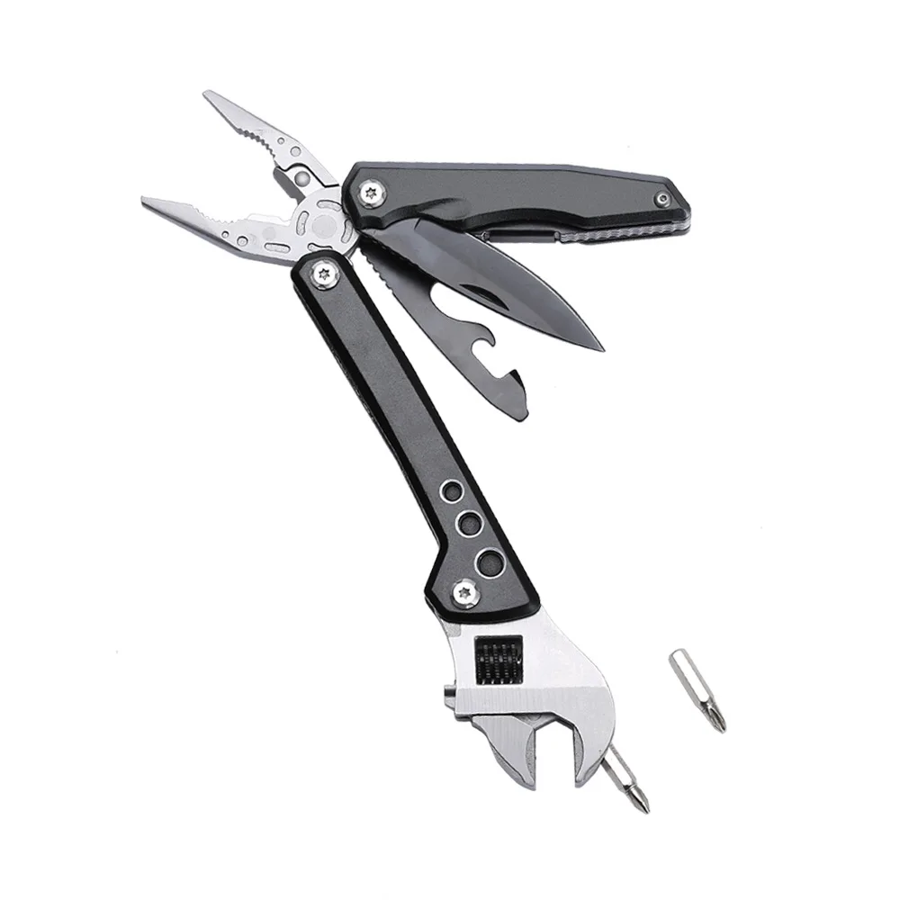 

Stainless steel folding pliers wrench Outdoor Multifunctional Folding Tool Portable multifunctional wrench pliers