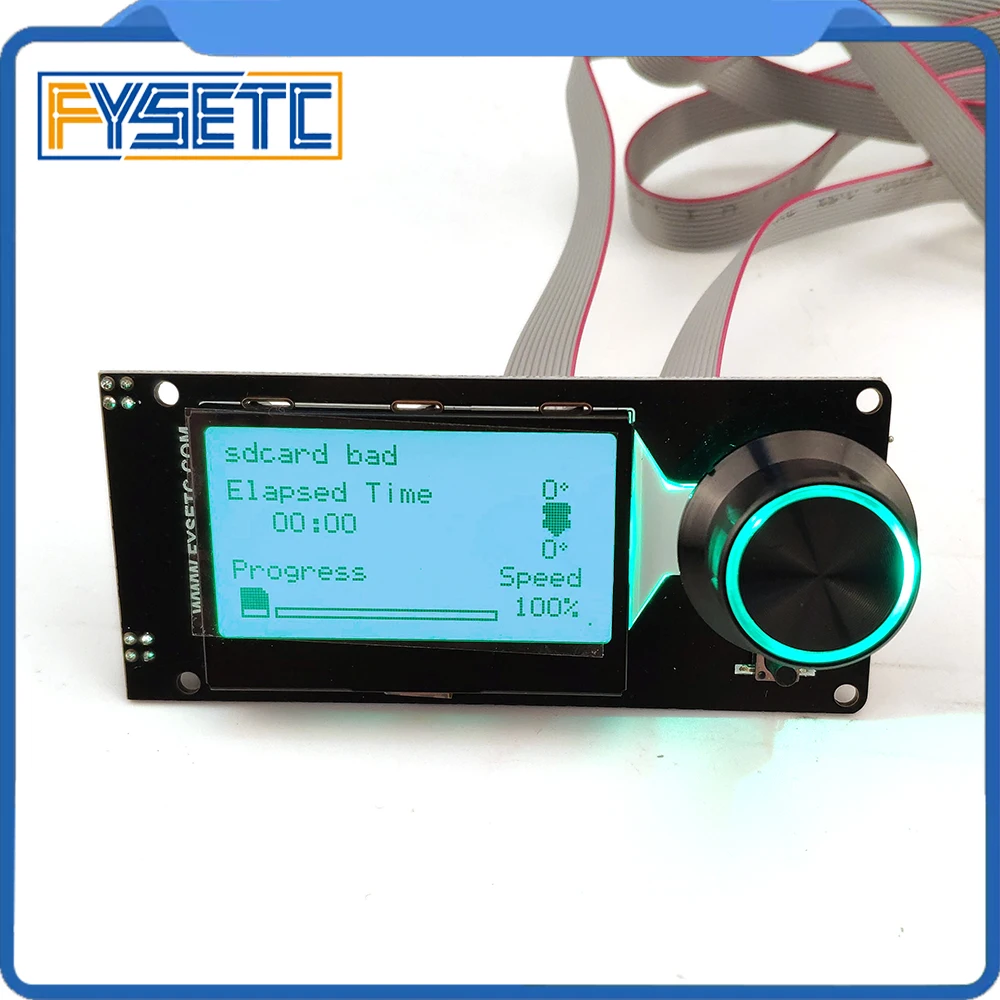 Мини 12864 смарт дисплей MINI12864 ЖК экран 128x64 5 в Поддержка Marlin DIY с SD картой для
