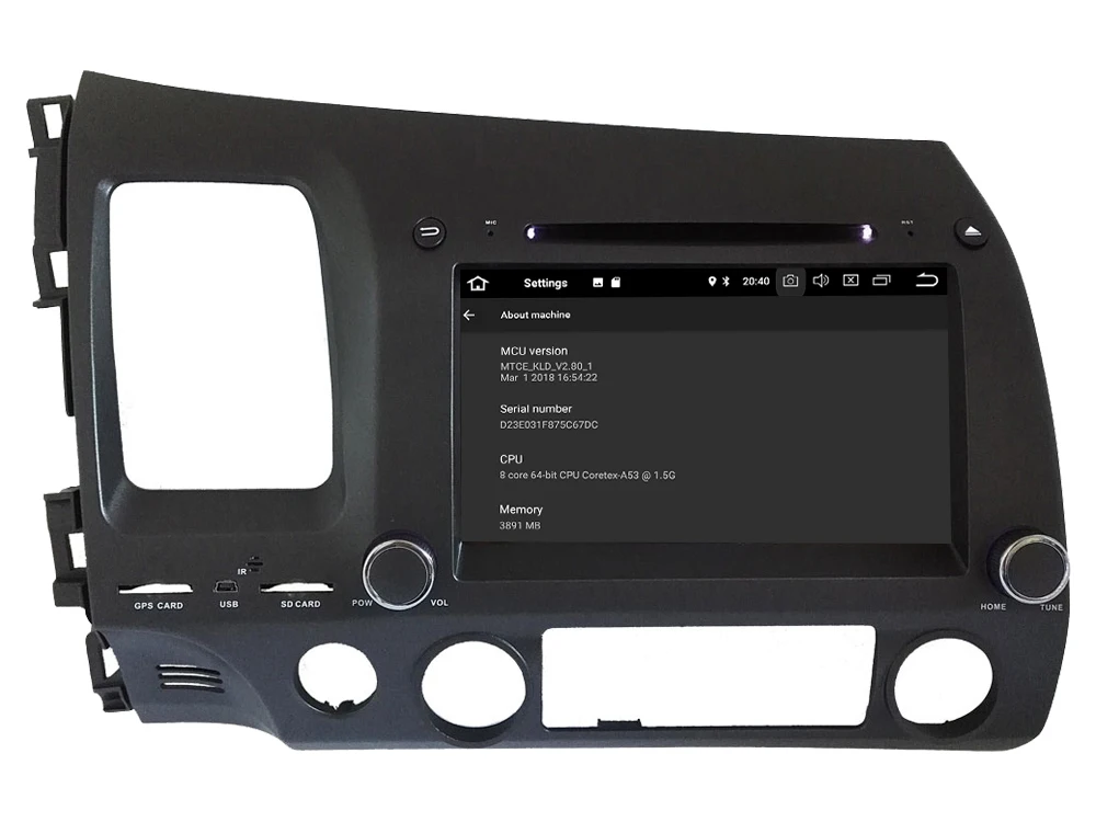 Cheap KLYDE 8" Octa Core 4G Android 8.0 7.1 32GB ROM Car DVD Player Radio GPS Navigation For Honda Civic 2006 2007 2008 2009 2010 2011 4