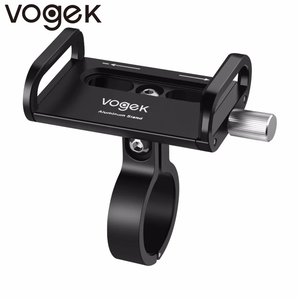 

Brand Vogek Bicycle Stand Holder For oppo/samsumg Smartphones Mount Aluminum Universal Motorcycle Phone Holders for iPhone 7 8 X