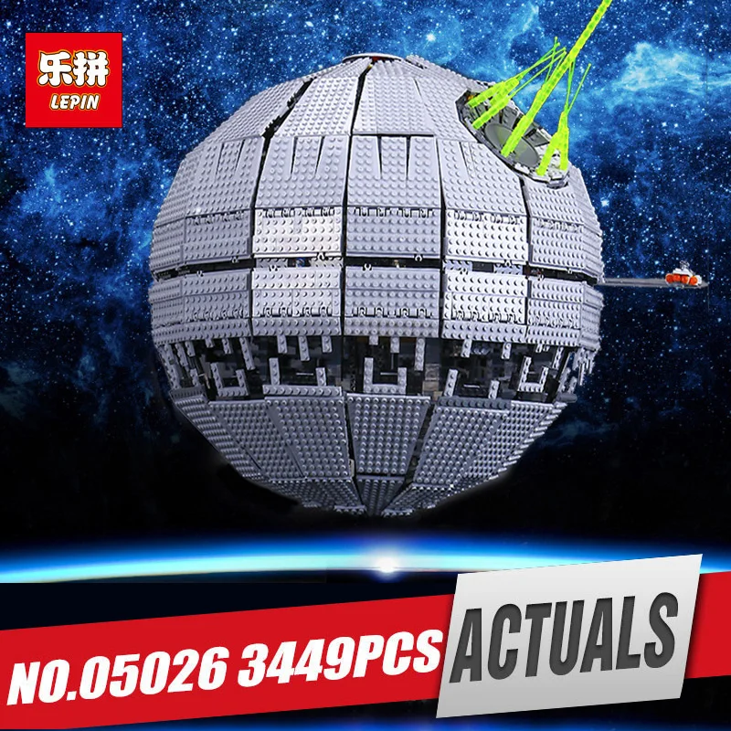 

DHL LEPIN 05026 Star Death Set The second generation Building Block Bricks Wars Toy legoinglys 10143 Model Christmas gift