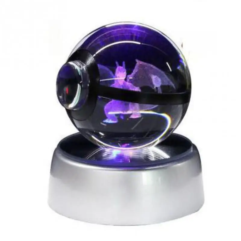 

Crystal Ball Desktop Desk Lam Decoration Light Glass Ball Led Colorful Base Crystal Ball 50mm Gift Table Lamps For Living Room