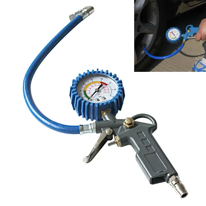 

Car Vehicle Digital Air Tire Pressure Truck 220 PSI Inflator Gauge Dial Meter Tester Manometer Measuring Instruments