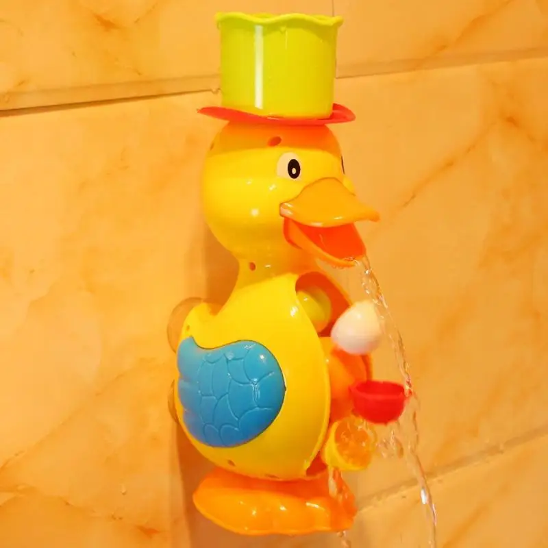 Детский душ Игрушки для ванны Милая утка водоворот игрушка Дельфин детский кран для купания мультфильм животное водоворот детский кран для купания игрушка