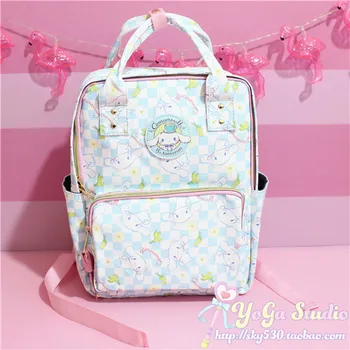 

Cartoon Cute Cinnamoroll Dog Backpack women Schoolbag Primary School Bags for Teenage Girls School Shoulder Bag Travel Bag