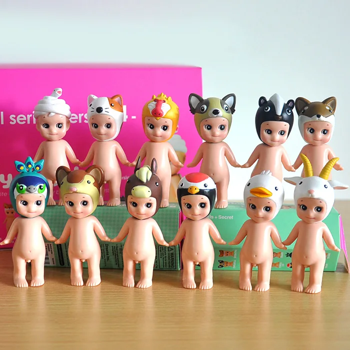 Милые каваи животных серии Sonny Angel мини фигурка игрушка кукла из ПВХ Kewpie Baby Doll Коллекция подарков на день рождения