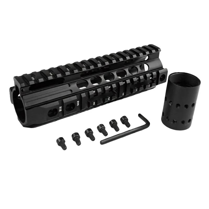 Tactical Aluminum Alloy 7.25 inch Handguard Rail System For Airsoft AEG M4/M16 | Спорт и развлечения