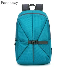 Facecozy Outdoor Men&Women Hiking Nylon Backpack Ultra-thin Lightweight Unisex Softback Comfortable Soft Sports Convertible Bag