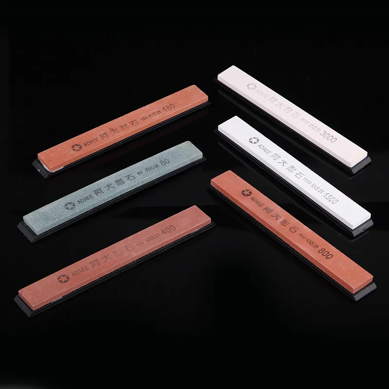 6 Pcs set Adaee China goods wholesale combination black silicon carbide sharpening stone