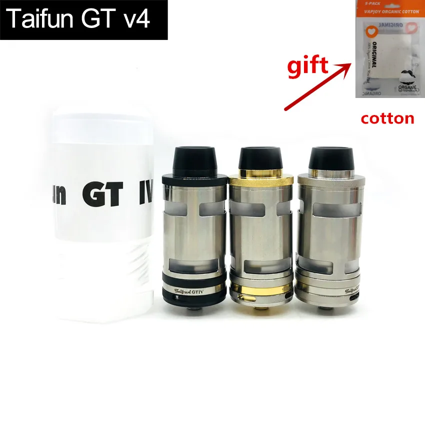 New Arrival Electronic cigarette Taifun GT IV RTA atomizer for mechanical mod box mod 316 Stainless Steel Taifun GT4 New Arrival Electronic cigarette Taifun GT IV RTA atomizer for mechanical mod box mod 316 Stainless Steel Taifun GT4