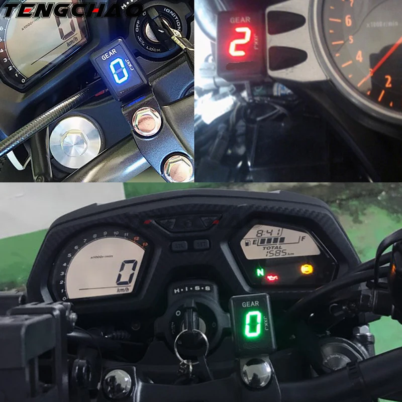 

Motorcycle Ecu Direct Mount 1-6 Speed Gear Display Indicator For Kawasaki Versys 1000 2012-2018 Digital Gear Meter Accessories
