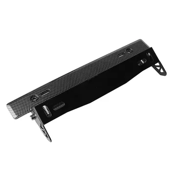 

Universal New 1 Pc Racing Carbon Fiber Adjustable Number Auto Car License Plate Frame Holder