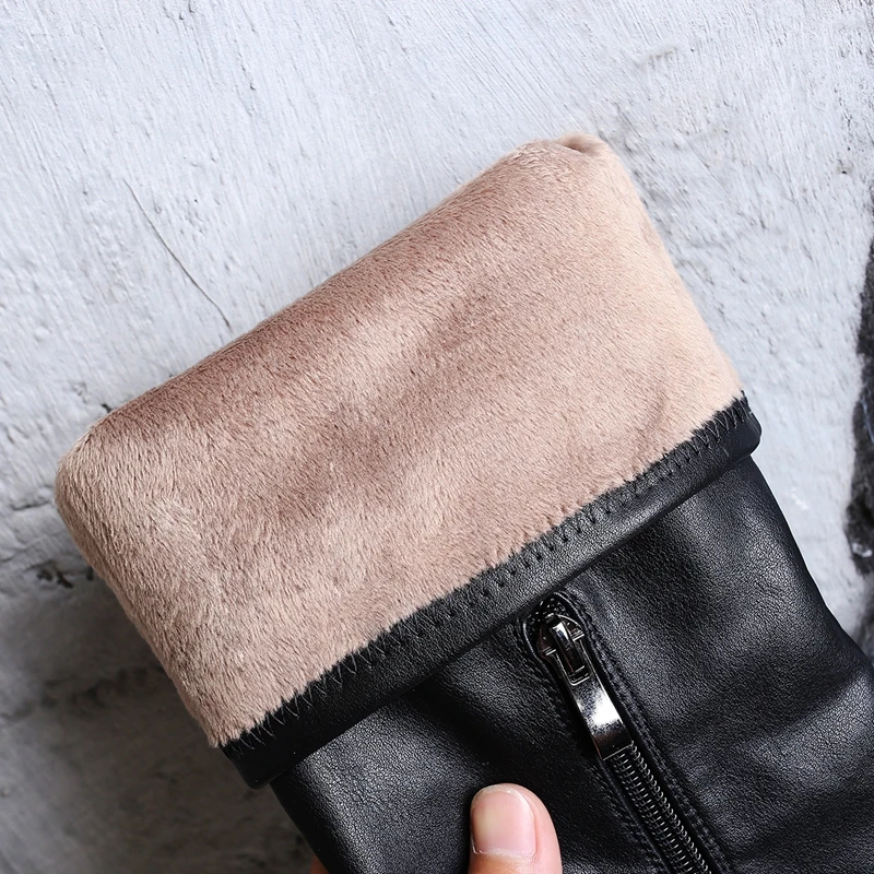 Tamaño Plataforma 42 De Sexy Calzado Tacón A909 grey Rodilla Invierno Caliente Cat Reave Alto Frío 32 Black Zapatos Cremallera Mujeres Botas 5tznFw8q4x