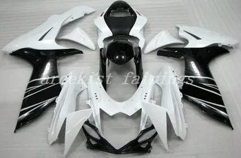 

3Gifts New ABS Mold motorcycle Fairings For Suzuki GSX-R600 GSX-R750 K11 2011-2015 11 12 13 14 15 Fairing bodywork white black