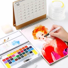 Bgln watercolor paint student painting beginner painting set watercolor painting children hand-painted art supplies