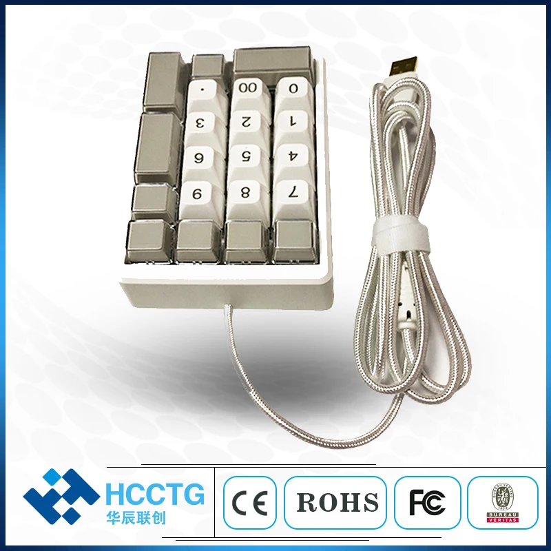 Умный цифровой мини POS программируемый Pinpad KB21U с 21 клавишами|Клавиатуры| |