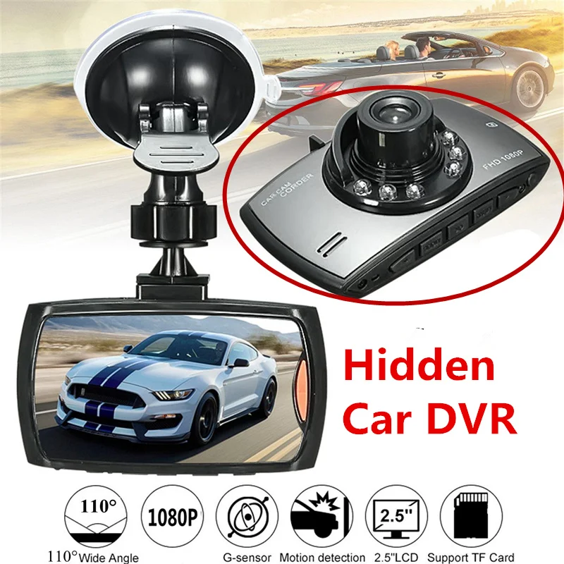 Новейший автомобильный видеорегистратор с 2 5 дюймовым ЖК дисплеем HD 1080P