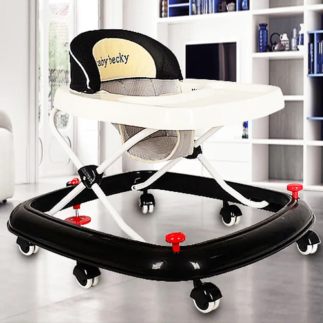 Folding Infant Baby Mobility Rollator Walker Newborn Child Walking