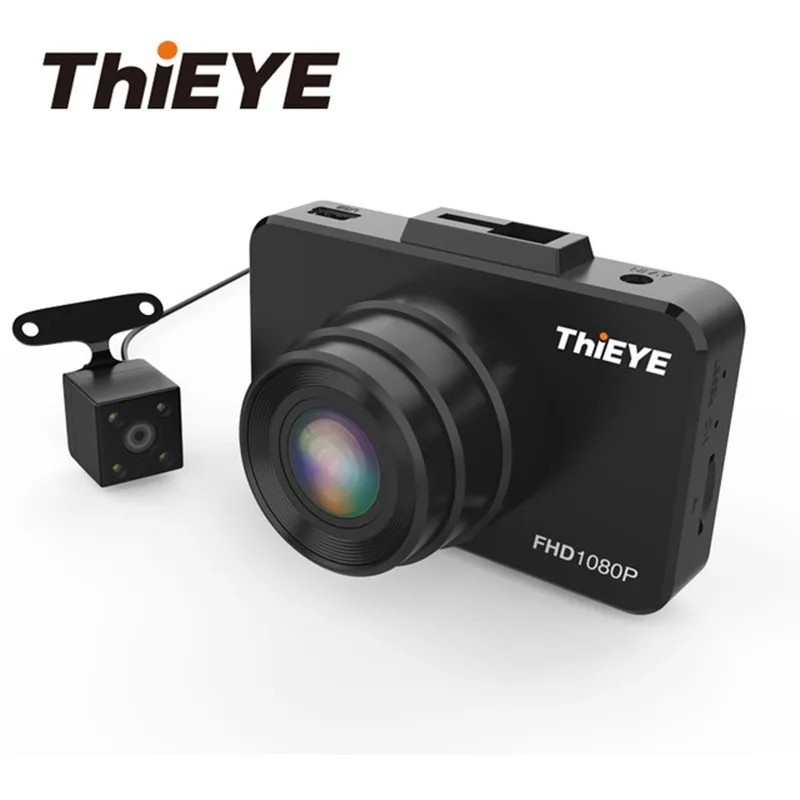 

ThiEYE Safeel 3R DVR Dash Camera Real 1080P 2.45" Dash Cam Dual Lens Rear View Camera Car Camera With G-Sensor Dashcam