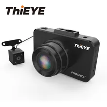 ThiEYE Safeel 3R DVR del Precipitare Della Macchina Fotografica Reale 1080 P 2.45 “Dash Cam Dual Lens Videocamera vista posteriore Videocamera per auto Con G- sensore di Dashcam