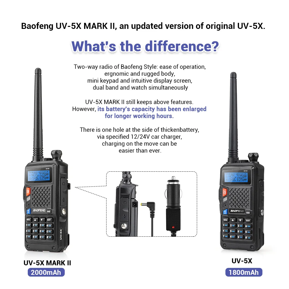 4 шт. BAOFENG UV 5X UHF + VHF Dual Band/Dual Watch двухстороннее радио FM Walkie Talkie 4x наушник|baofeng uv-5x|fm walkie