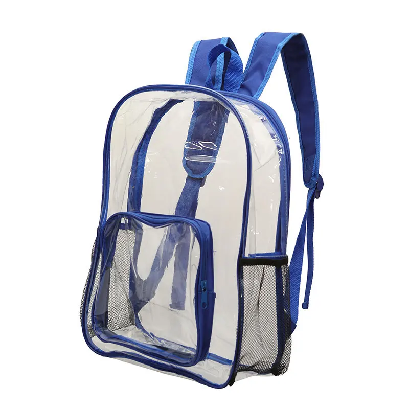 

Transparent Backpack PVC Large Capacity Clear School Bags Anti-wear Multi-functional Environmental Protection Anti-theft Bookbag