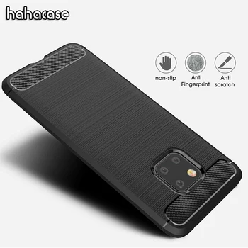 

500pcs Luxury Carbon Fiber Soft Silicone Anti-knock Case For Huawei Mate 20 10 9 Pro Lite 8 Nova 3 3i 2 Plus 2S Shockproof Cover