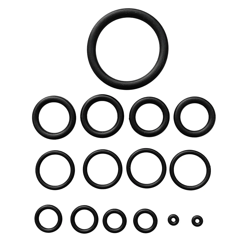 15 Pieces Rubber O-Ring Kit & Case For Scuba Diving BCD Tank Hose Regulator