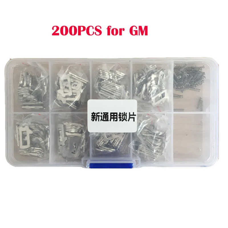 

200PCS LOCK Plate Used for GM Car Lock Reed Car Lock Repair Accessories Kits 1R-4R 25PCS 1L-4L 25PCS