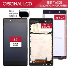 Original Brand Black White 5 2 inch Display For SONY Xperia Z5 LCD E6603 E6683 LCD