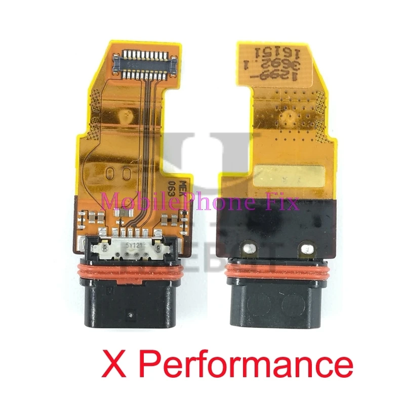 10 шт. зарядка через usb Порты и разъёмы шлейф для sony Xperia X Performance XP F8131 F8132 USB Зарядное устройство разъем платы Запчасти
