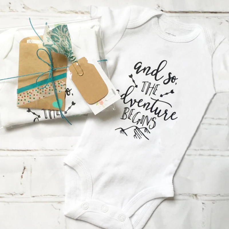 

2017 Newborn The Advenger Letter Print White Short Sleeve Baby Boys Girls Bodysuits Tiny Cottons 2017 Baby Clothes Fashion