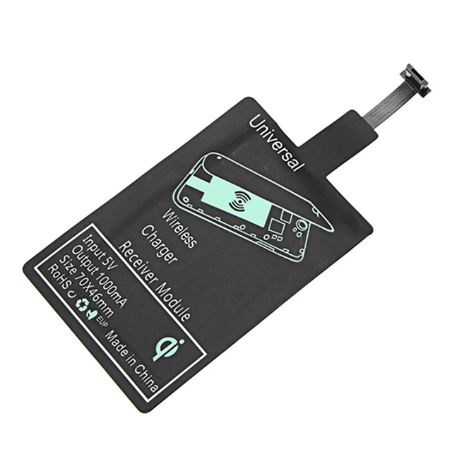 Original Qi Wireless Charger Receiver Charging Adapter Micro USB For