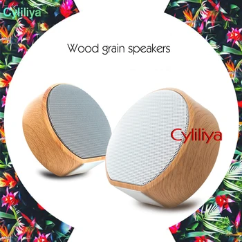 

A60 Portable Wooden Bluetooth Speaker Mini Wireless Subwoofers Music MP3 Player FM Radio TF Card USB Play Outdoor Wood Speakers