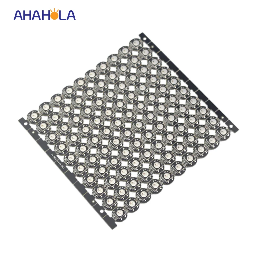 Мини Плата 10 100x ws2812b теплоотвод 5 В индивидуально адресуемый светодиод ws2812 pixel со