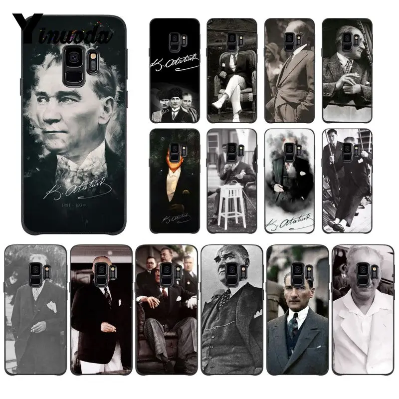 

Yinuoda Turkey Mustafa Kemal Ataturk Silicone Phone Case For Samsung GALAXY Note9 Note2 Note3 Note4 Note5 Note7 Note8 Note9