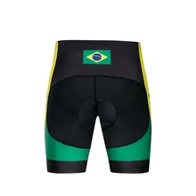 Pantalones cortos de Ciclismo para hombre Israel USA Brasil Reino Unido Alemania España MTB bicicleta 3D gel acolchado pantalones cortos de verano Bermuda Ciclismo(China)