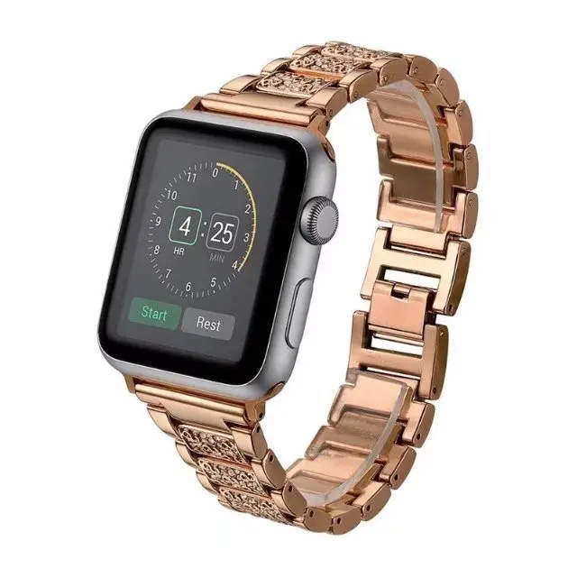 Crystal Rhinestone Adjustable Watch Bracelet Band LargeSmall Strap for Apple iWatch   Wristband Women's watch Bracelet (21)