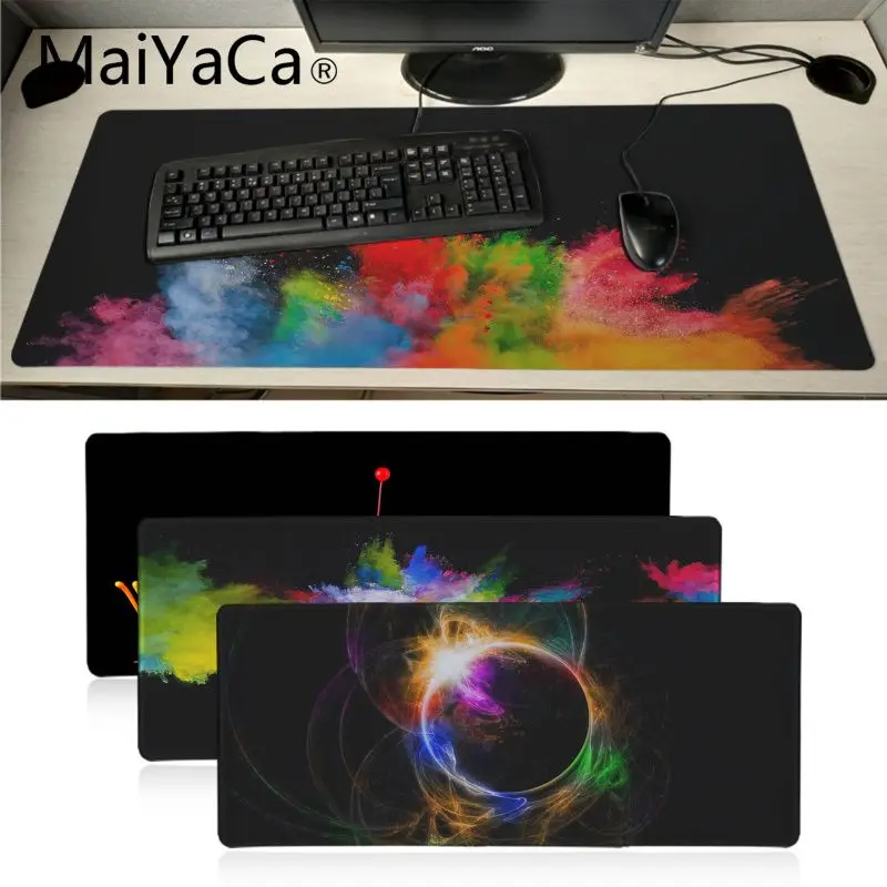 

MaiYaCa My Favorite Color Explosion Large Mouse pad PC Computer mat durable office gaming accessory and gift mousepad anime