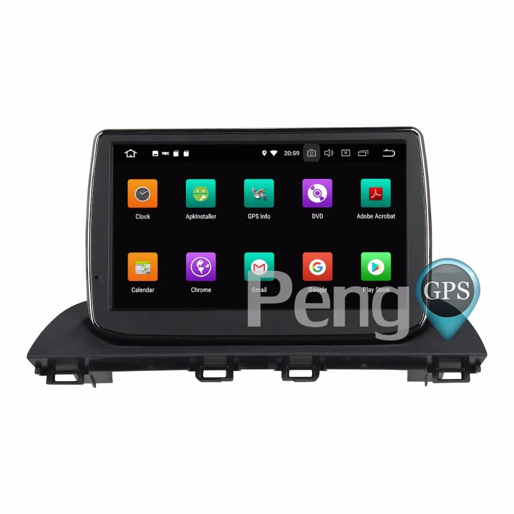 Cheap 4G+32G Octa Core 2 Din Stereo Android 8.0 Car Radio for Mazda 3 Axela 2014  GPS Navigation CD DVD Player Bluetooth headunit 3