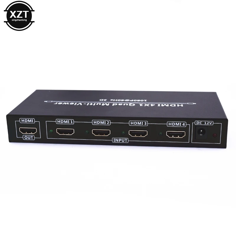 1 шт. Высокое качество 1080P 60 Гц 3D IR Control 4X1 HDMI мульти просмотра сплиттер бесшовный