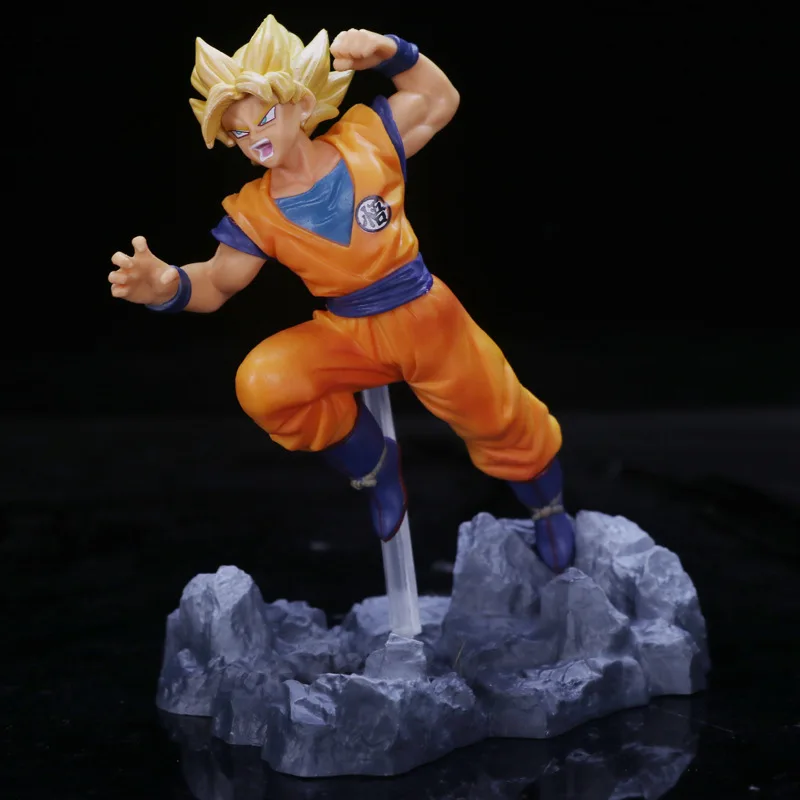 Dragon Ball Z Trunks розовый Темный Гоку Супер Saiyan Боевая версия. 3 вида стилей фигурка DBZ Goku фигурка коллекция 12 см